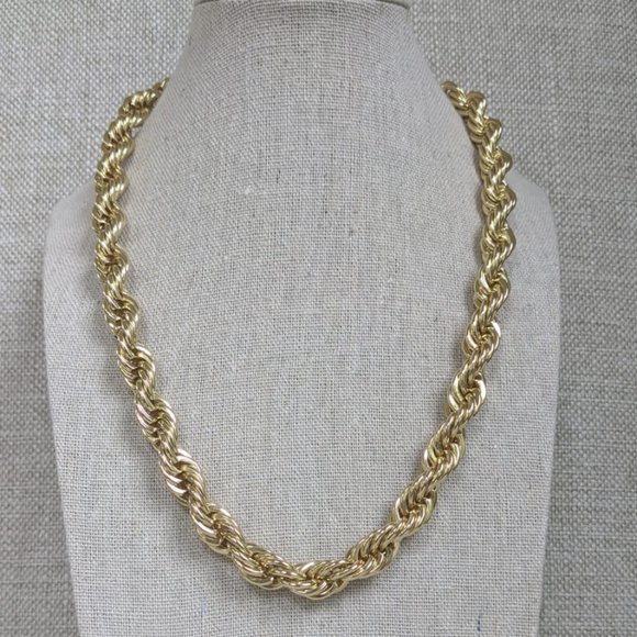 JTV Jewelry - Moda di Pietra Gold Plated Chainlink Necklace